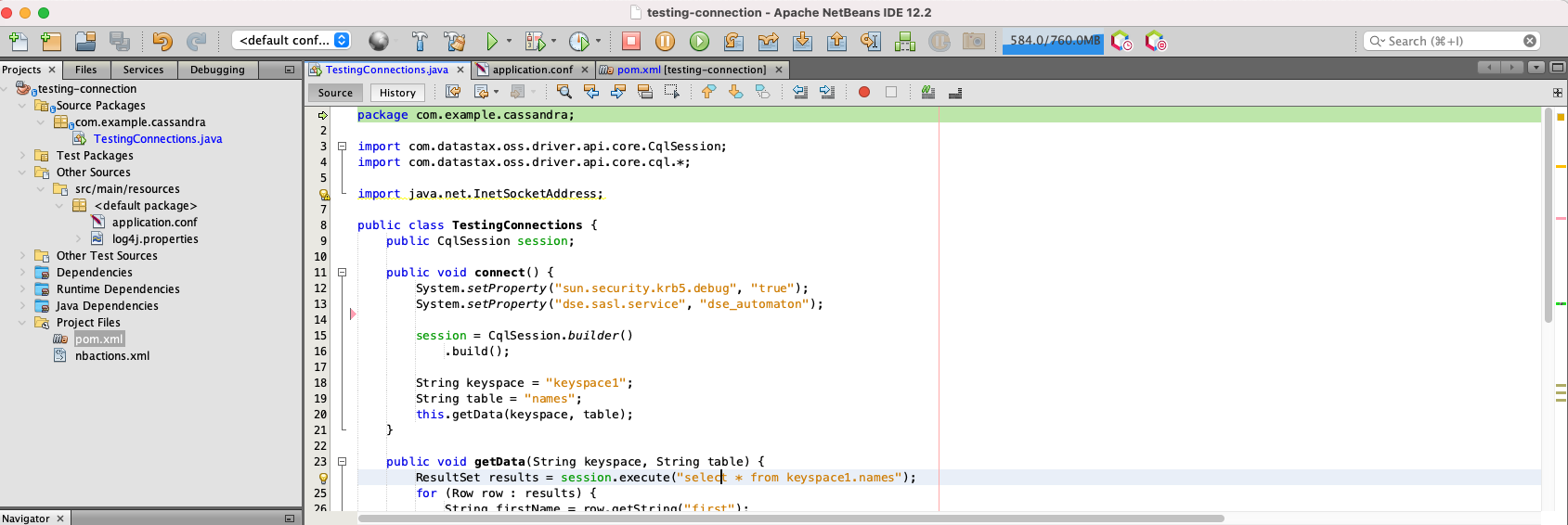 How to set up kerberos and connect with the java driver